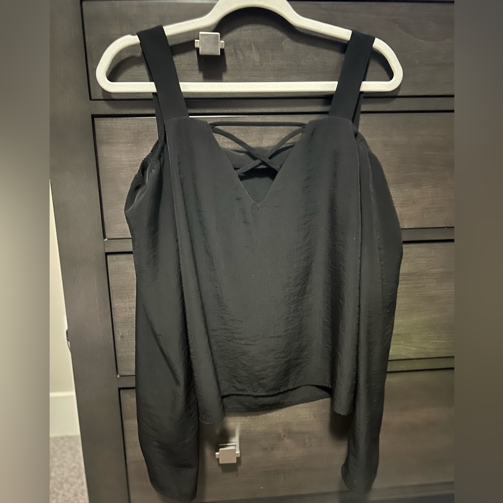 Nordstrom Harlowe & Graham Black Camisole Top